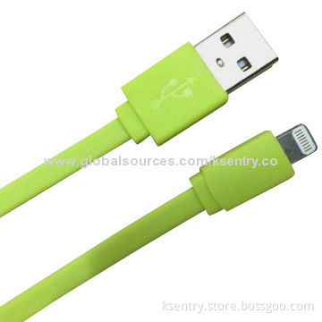 Flat Noodle TEP Material Top Quality USB Data Cables for iPhone